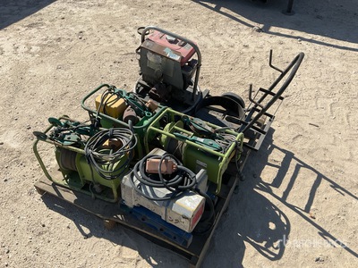Quantity of (5) Electrical Winch & Pressure washer Varios. Industrial