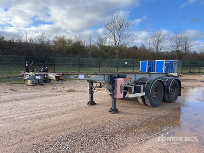 2008 Trailor 20 ft T/A Remorque Porte-Conteneur Containerchassis