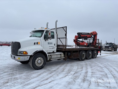 2009 Palfinger PK29002 18739 lb Knuckle Boom on 2002 Sterling LT9500 8x6 Crane Truck