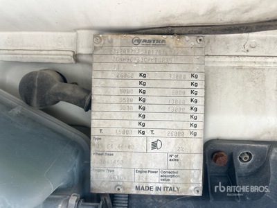 2013 Astra 64.44 6x4 Mixer Truck