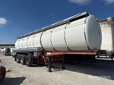 1987 VIBERTI 36S7E1V Tri/A Tankwagen Aanhangwagen