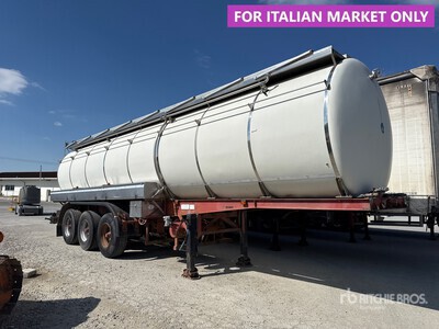 1987 VIBERTI 36S7E1V Tri/A Tanker Trailer