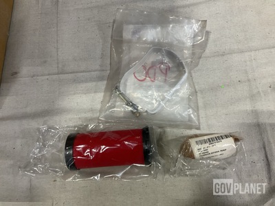 (1) Transducer, (3) Fluid Filter Elements, (1) Loop Clamp & Assorted Items