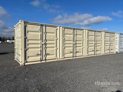 2025 40 ft High Cube Multi-Door Storage Container