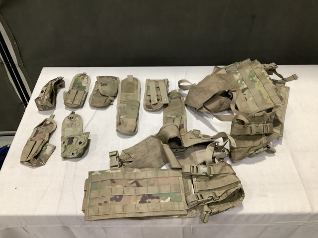 (54) Tactical Assault Panels, (47) Grenade Carriers & Assorted Items
