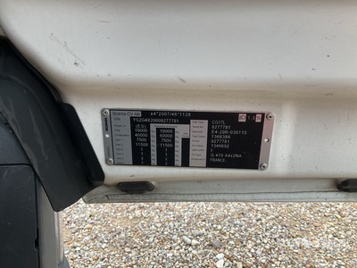 2020 Scania G410 4x2 Diesel S/A Day Cab Truck Tractor