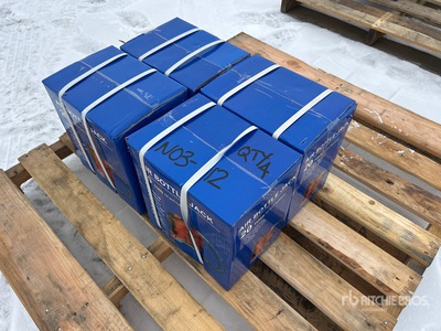 Quantity of (4) 2024 Powertek 20T lifter 20 ton Air Bottle Jack (Unused)