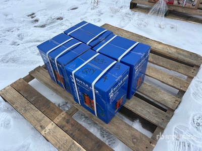 Quantity of (4) 2024 Powertek 20T lifter 20 ton Air Bottle Jack (Unused)