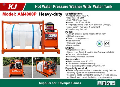 2025 KJ AM4000P Pressure Washer (Unused)