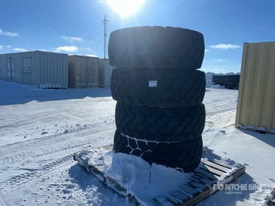 Quantity of (4) Bridgestone 20.5 R25 Banden - Fits Wheel Loader