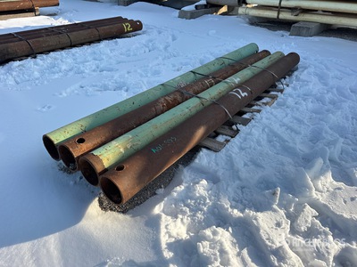 Quantity of (4) 144 in x 8 in SCH 80 Spreader Bar