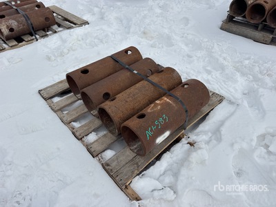 Quantity of (4) SCH 80 24 in x 8 in Spreader Bar