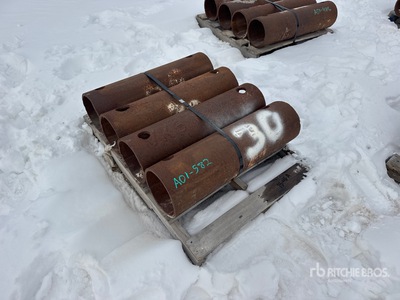 Quantity of (4) SCH 80 30 in 8 in Spreader Bar