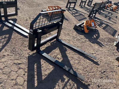 JBX 4000 48 in Skid Steer Forks (Unused)