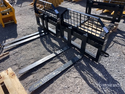 JBX 4000 48 in Skid Steer Forks (Unused)