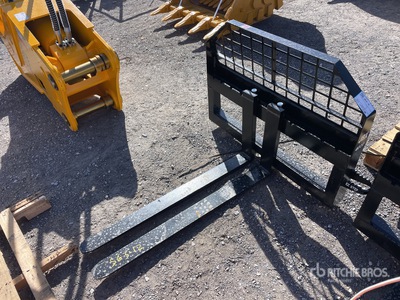 JBX 4000 48 in Skid Steer Forks (Unused)