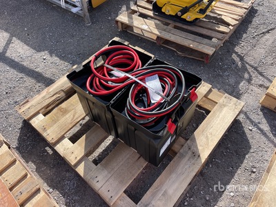 Quantity of (5) 25 ft 800 amp Booster Cables (Unused)