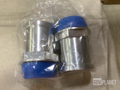 (5) Linmarr Associates S10691-128-2-9 Flange to Straight Adapters