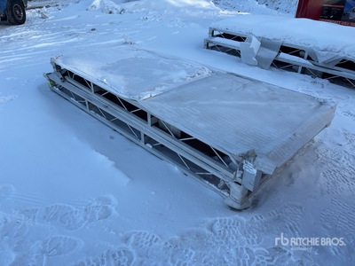 Quantity of (2) 2025 BYT BDF6 QTY (2) 4 ft x 10 ft Aluminum Boat Dock Section Kit (Unused)
