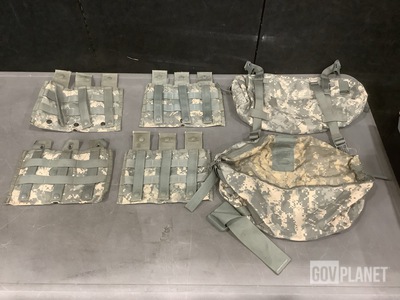 (120) M4 Three Mag Pockets, (57) Waist Packs & Assorted Items