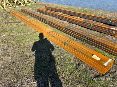 Quantity of (8) 2025 Kit Containers Steel 1/8 in Wall 2 in x 6 in Steel Tube