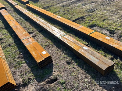 Quantity of (8) 2025 Kit Containers Steel 1/8 in Wall 2 in x 6 in Steel Tube