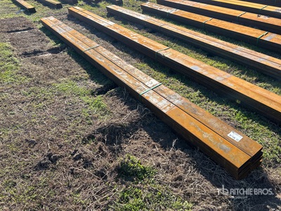 Quantity of (8) 2025 Kit Containers Steel 1/8 in Wall 2 in x 6 in Steel Tube