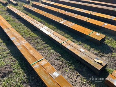 Quantity of (8) 2025 Kit Containers Steel 1/8 in Wall 2 in x 6 in Steel Tube