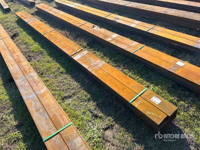 Quantity of (8) 2025 Kit Containers Steel 1/8 in Wall 2 in x 6 in Steel Tube