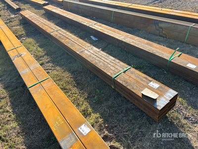 Quantity of (8) 2025 Kit Containers Steel 1/8 in Wall 2 in x 6 in Steel Tube