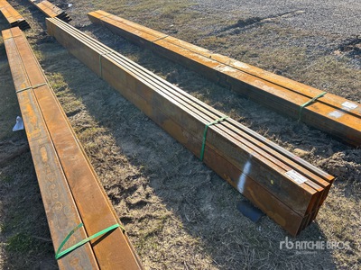 Quantity of (8) 2025 Kit Containers Steel 1/8 in Wall 2 in x 6 in Steel Tube