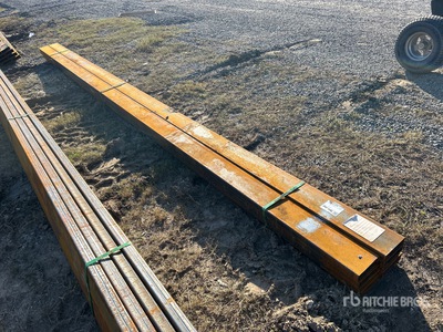 Quantity of (8) 2025 Kit Containers Steel 1/8 in Wall 2 in x 6 in Steel Tube