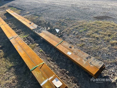 Quantity of (8) 2025 Kit Containers Steel 1/8 in Wall 2 in x 6 in Steel Tube