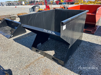 2025 Kit Containers 2YFT-SST 2 cu yd Skid Steer Dump Hopper (Unused)