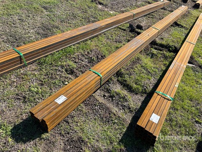 Quantity of (20) 2025 Kit Containers Steel 13ga Wall 1.5 in x 1.5 in Steel Tube