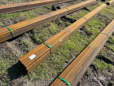 Quantity of (20) 2025 Kit Containers Steel 13ga Wall 1.5 in x 1.5 in Steel Tube