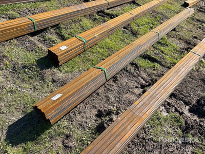 Quantity of (20) 2025 Kit Containers Steel 13ga Wall 1.5 in x 1.5 in Steel Tube