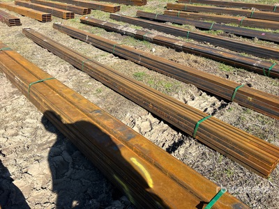 Quantity of (20) 2025 Kit Containers Steel 13ga Wall 1.5 in x 1.5 in Steel Tube