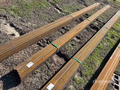 Quantity of (20) 2025 Kit Containers Steel 13ga Wall 1.5 in x 1.5 in Steel Tube