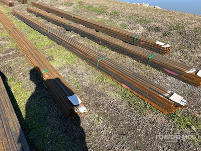 Quantity of (20) 2025 Kit Containers Steel 13 ga Wall 1.5 in x 1.5 in Steel Tube