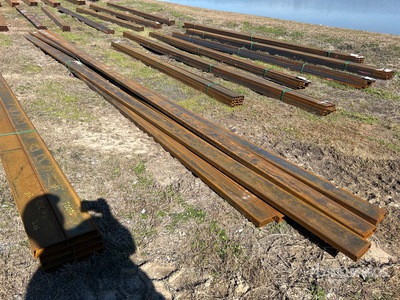 Quantity of (8) 2025 Kit Containers Steel 1/8 in Wall 2 in x 6 in Steel Tube