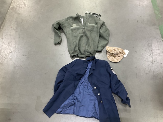 (10) Extreme Cold Weather Parka Liners, (231) Service Caps & Assorted Items