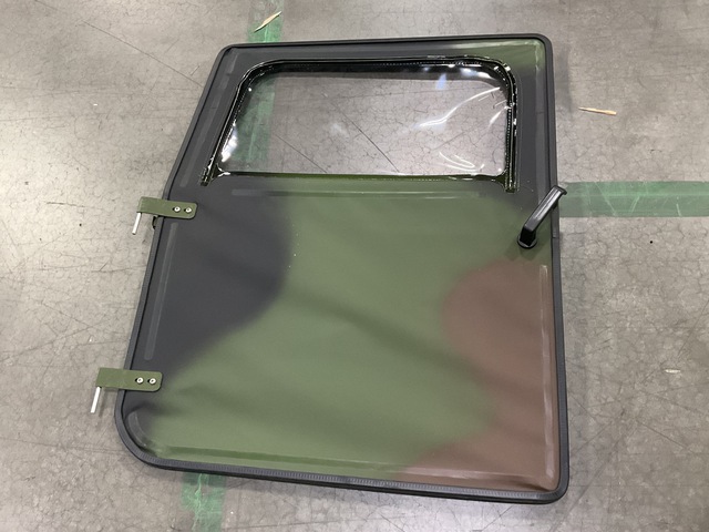 (70) Breton 12340231-10 Front Left HMMWV Doors