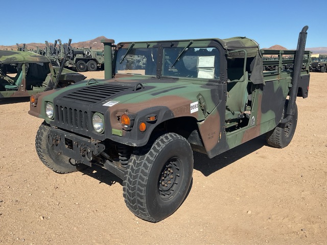 2000 AM General M1123 HMMWV 2 Door Soft Top w/Truck Body