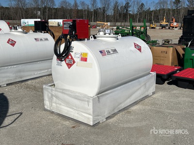 2025 AM Tank 500 490 gal Skid Mounted Steel Diesel Fuel Tank (Unused)