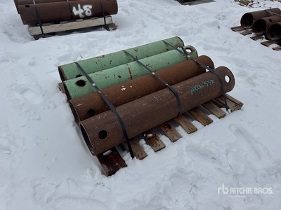 Quantity of (4) SCH 80 48 in x 8 in Spreader Bar