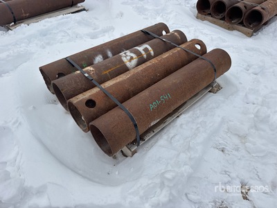 Quantity of (4) 48 in x 8 in SCH 80 Spreader Bar