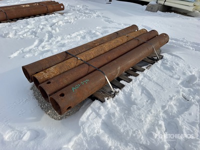 Quantity of (4) 96 in x 8 in SCH 80 Spreader Bar