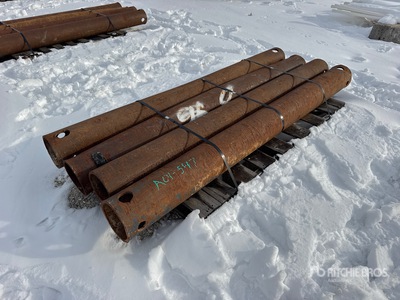 Quantity of (4) 96 in x 8 in SCH 80 Spreader Bar