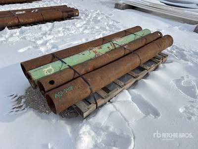 Quantity of (4) 96 in x 8 in SCH 80 Spreader Bar